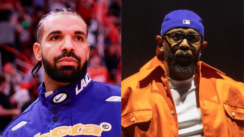 HOUSTON, TEXAS - MARCH 16: Rapper, songwriter, and icon Drake attends a game between the Houston Rockets and the Cleveland Cavaliers at Toyota Center on March 16, 2024 in Houston, Texas.