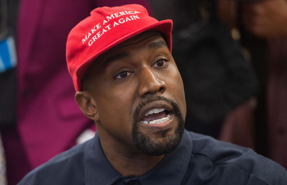 Rapper Kanye West speaks during his meeting with US President Donald Trump in the Oval Office of the White House in Washington, DC, on October 11, 2018.