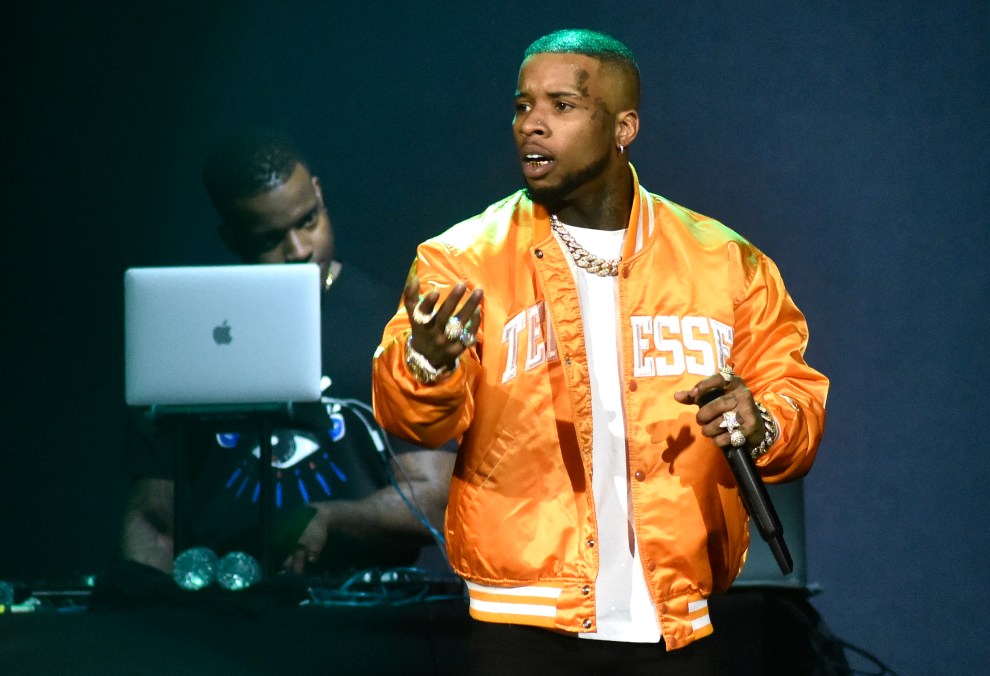 OAKLAND, CALIFORNIA - OCTOBER 15: Tory Lanez performs at Oakland Arena on October 15, 2019 in Oakland, California.